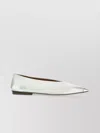 Marsèll "ago" Leather Ballet Flats With Metallic Finish