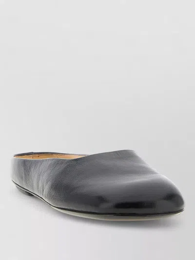 Marsèll Bama Mules Square Toe Flat Sole Leather
