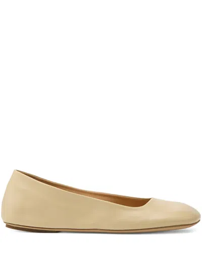 Marsèll Bama Square-toe Ballerina Shoes In Neutral