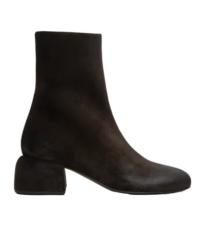 Marsèll Basata Suede Ankle Boots In Brown