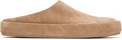 Marsèll Beige Cassapelle Mule Loafers In Brown