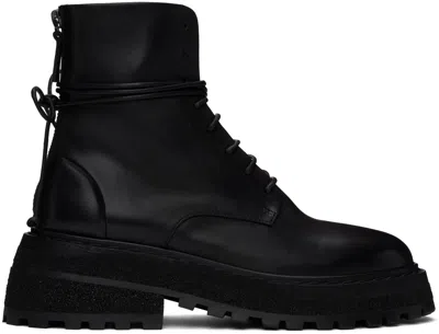 Marsèll Black Carro Boots In 666 Black