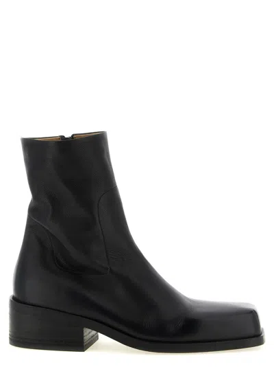 Marsèll Black Cassello Ankle Boots