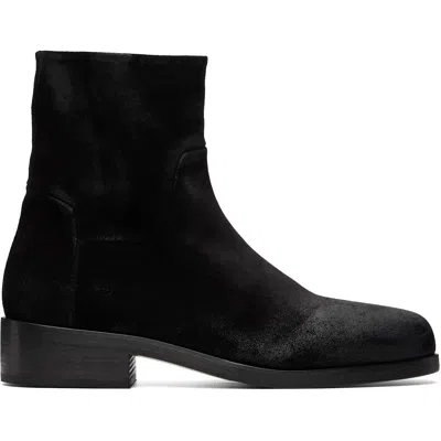Marsèll Black Gnocco Boots In 666 Black
