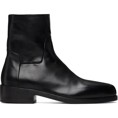 Marsèll Black Gnocco Boots In 666 Black