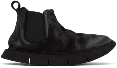 Marsèll Black Intagliata Chelsea Boots In Nero
