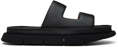 Marsèll Black Intagliato Sandals