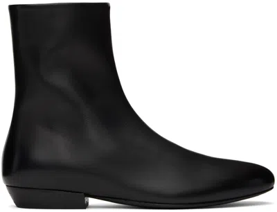 Marsèll Black Miniblocco Boots In 666 Black