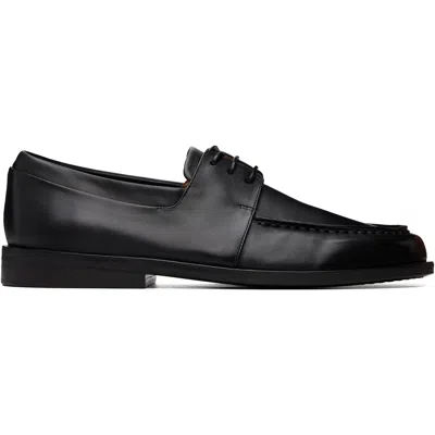 Marsèll Black Mocasso Leather Derbys