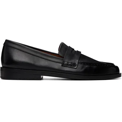 Marsèll Black Mocasso Leather Loafers