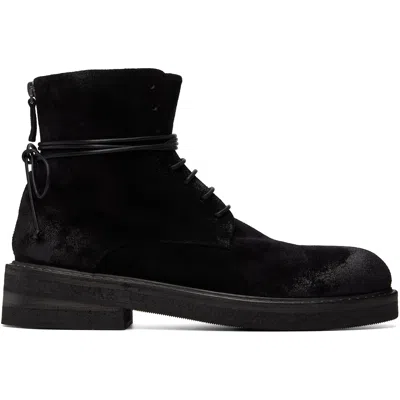 Marsèll Black Parrucca Combat Boots