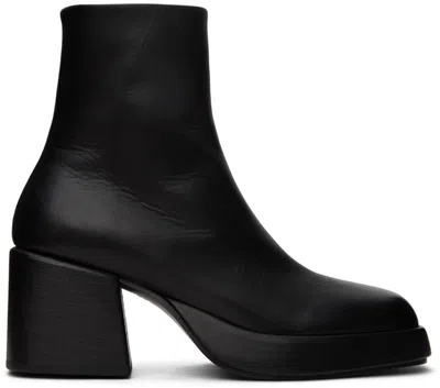Marsèll Black Plattino Boots In 666 Black