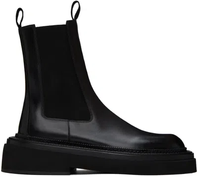 Marsèll Black Pollicione Chelsea Boots