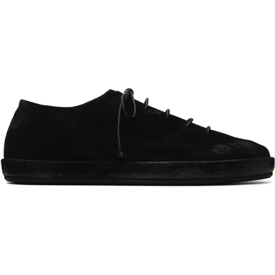 Marsèll Black Scatopelle Suede Sneakers In Multi