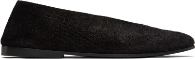 Marsèll Black Scivolo Ballerina Flats