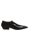 Marsèll Black Soft Leather Loafer Pointed Toe Slip On Shoes