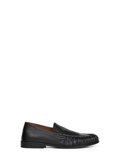 Marsèll Black Soft Smooth Leather Loafers