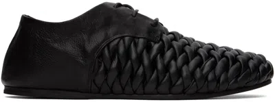 Marsèll Black Steccoblocco Derbys In Nero