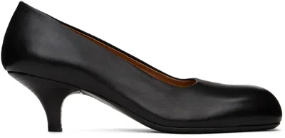 Marsèll Black Tillo Heels In 666 Black