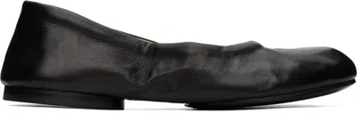 Marsèll Black Zerotto Ballerina Flats In 666 Black