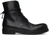 Marsèll Black Zucca Zeppa Lace Up Ankle Boots In Black