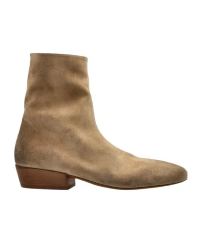 Marsèll Block Heel Ankle Boots In Brown