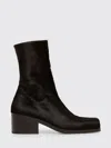 Marsèll Square-toed Short Boots In Brown