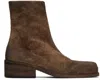 Marsèll Cassello Suede Boots In Brown