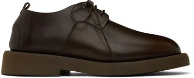 Marsèll Brown Gomme Gommello Derbys In Dark Brown