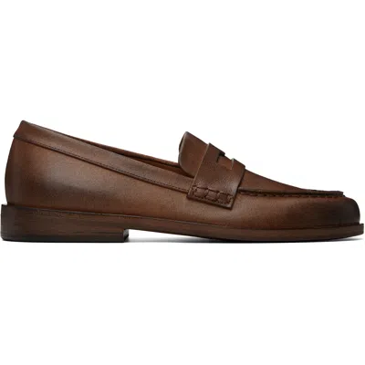 Marsèll Brown Mocasso Leather Loafers