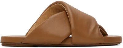 Marsèll Brown Spanciata Sandals In 320 Walnut