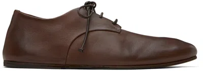 Marsèll Brown Steccoblocco Derbys In Chocolate
