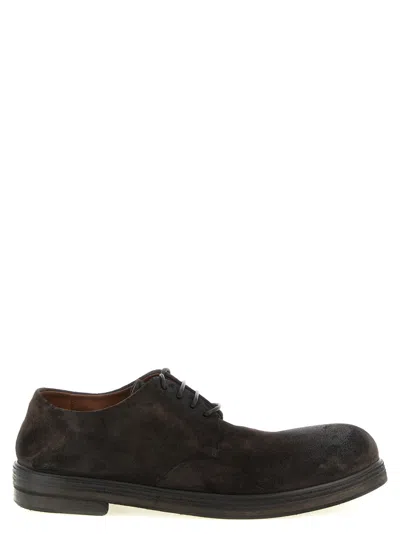 Marsèll Zucca Zeppa Derby Shoes Round Toe Rubber Sole In Multi