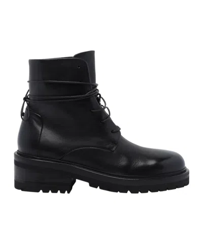 Marsèll Calzone Lace-up Ankle Boots In Black