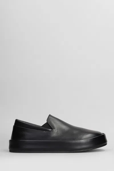 MARSÈLL CASSAPELLE SNEAKERS IN BLACK LEATHER