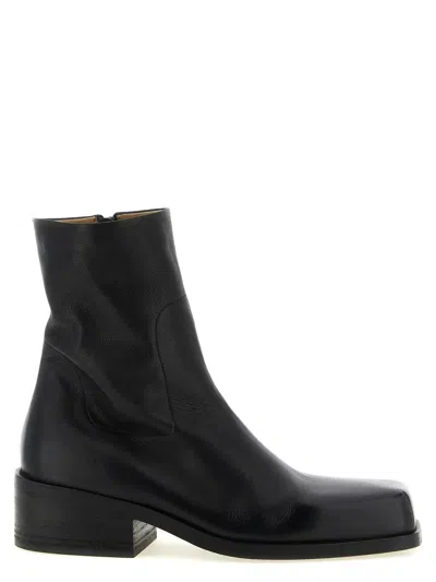 Marsèll Black Cassello Ankle Boots