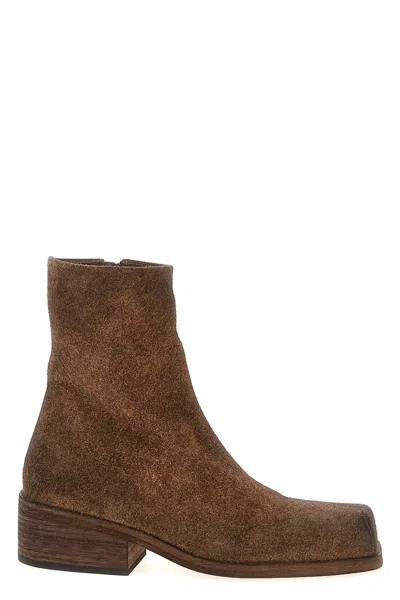 Marsèll 'cassello' Ankle Boots In Brown
