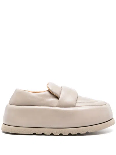 Marsèll Chunky-sole Leather Loafers In Neutrals