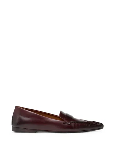 Marsèll Colma Pointed-toe Penny Loafers In Multi
