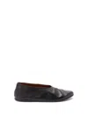 Marsèll Coltellaccio Round-headed Ballet Shoes In Black