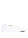 Marsèll Coltellaccio Ballet Flats In Soft Leather In Blanco