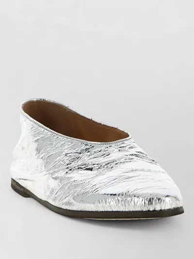Marsèll Coltellaccio Flat Loafers Round Toe Metallic