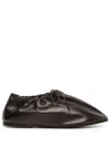 Marsèll Coltellaccio Leather Ballerina Shoes In Brown