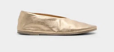 Marsèll Coltellaccio 芭蕾舞演员 Pelle Vitello Laminata St In Gold