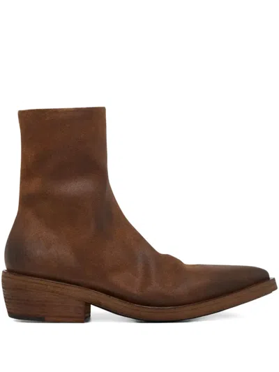 Marsèll Coneros Pointed Boots In Animal Print
