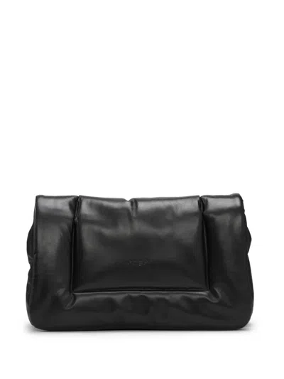Marsèll Cornice Leather Clutch Bag In Black