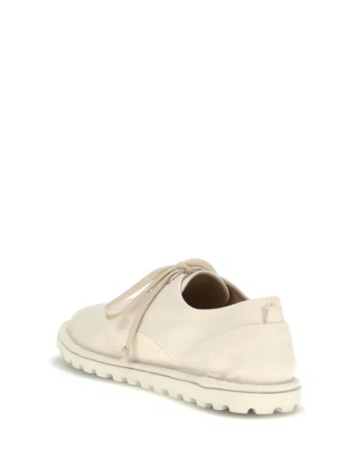 Marsèll Cotton Lace-up Derby Shoe In Neutral