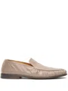Marsèll Crinkled-leather Loafers In Neutrals