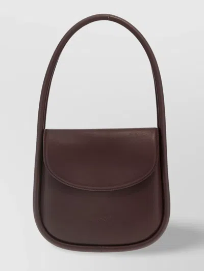 Marsèll Curved Handle Smooth Texture Handbag
