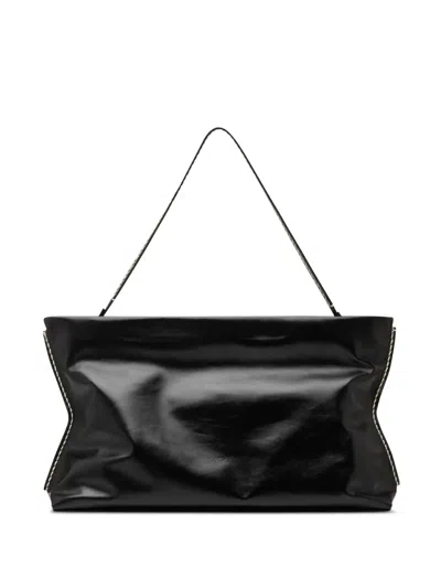 Marsèll Diessepi Leather Clutch Bag In Black